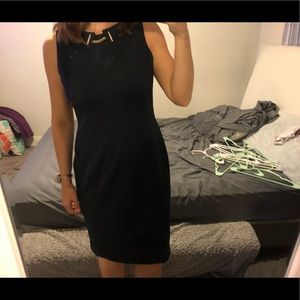 Navy blue Ivanka Trump dress